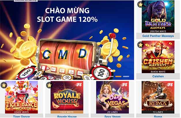 Các sản phẩm slotgame của CMD368